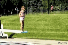 Humor -  Fun MENSCHEN Schwimmbad Scheitern 