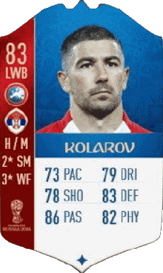 Multi Media Video Games F I F A - Card Players Serbia Aleksandar Kolarov 