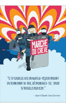 Marche ou crève-Getränke Bier Frankreich Sainte Cru 