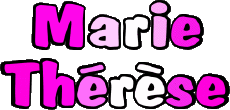 First Names FEMININE - France M Composed Marie Thérèse 