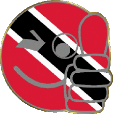 Flags America Trinité et Tobago Smiley - OK 