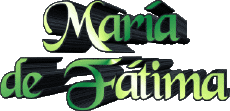 First Names FEMININE - Spain M Composed María de Fátima 