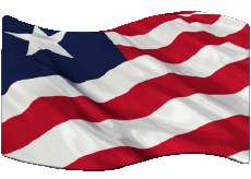 Bandiere Africa Liberia Rettangolo 