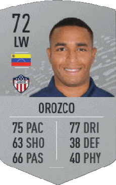 Multimedia Videospiele F I F A - Karten Spieler Venezuela Yohandry Orozco 
