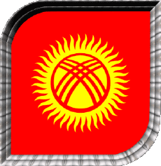 Fahnen Asien Kirgisistan Plaza 