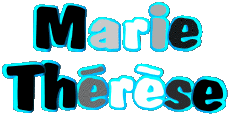 First Names FEMININE - France M Composed Marie Thérèse 