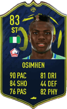 Multi Média Jeux Vidéo F I F A - Joueurs Cartes Nigéria Victor Osimhen 