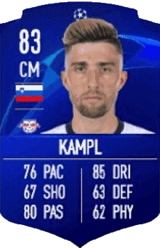Multimedia Vídeo Juegos F I F A - Jugadores  cartas Eslovenia Kevin Kampl 