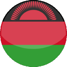 Fahnen Afrika Malawi Runde 