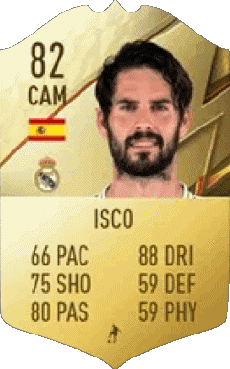 Multimedia Videogiochi F I F A - Giocatori carte Spagna Isco - Francisco Román Alarcón Suárez 