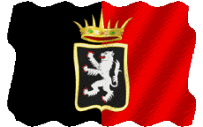 Fahnen Europa Italien Valle d'Aosta Welligkeit 