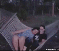Humor -  Fun PEOPLE Hammock Fail 