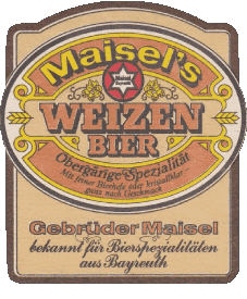 Boissons Bières Allemagne Maisel's-Weisse 