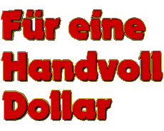 Multimedia Film Internazionale Per un puno di dollari Logo Tedesco 