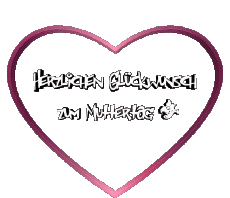 Messages Allemand Herzlichen Glückwunsch zum Muttertag 01 