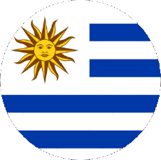 Fahnen Amerika Uruguay Runde 