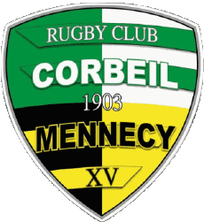 Sportivo Rugby Club Francia Logo Dept 91 Corbeil Mennecy RC XV 