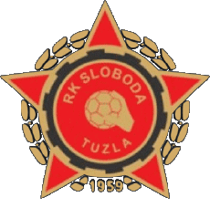 Sport Handballschläger Logo Bosnien und Herzegowina RK  Sloboda Tuzla 