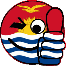 Flags Oceania Kiribati Smiley - OK 