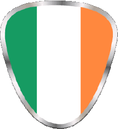 Bandiere Europa Irlanda Forma 