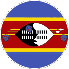Bandiere Africa Eswatini Tondo 