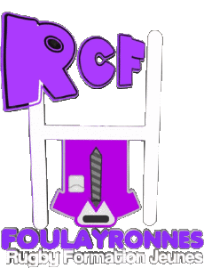 Sports Rugby Club France Logo Dept 47 RCF - Formation Jeunes Foulayronnes 