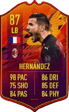 Multi Media Video Games F I F A - Card Players France Theo Hernández 