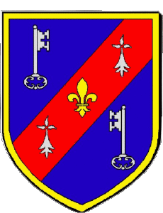 Banderas Francia Departamentos - Ciudades 40 SAINT PIERRE DU MONT 