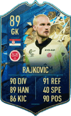 Multimedia Videogiochi F I F A - Giocatori carte Serbia Predrag Rajkovic 