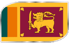 Bandiere Asia Sri Lanka Rettangolo 
