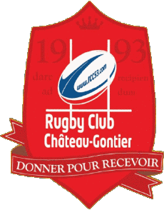 Sports Rugby Club France Logo Dept 53 RC Château-Gontier 