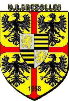 Sports FootBall Club France Logo Centre-Val de Loire 28 - Eure-et-Loir US Brezolles 