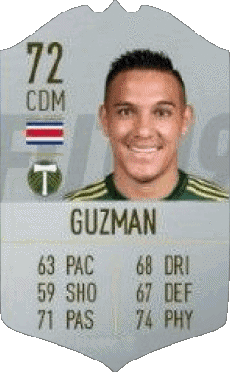 Multimedia Videospiele F I F A - Karten Spieler Costa Rica David Guzman 