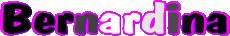 Prénoms FEMININ - Allemagne B Bernardina 