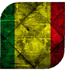 Bandiere Africa Mali Quadrato 