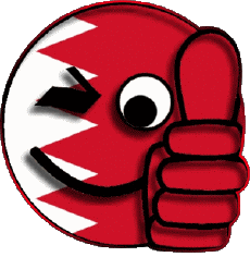 Banderas Asia Bahréin Smiley - OK 