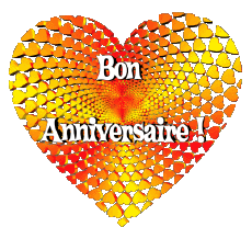 Messages French Bon Anniversaire Coeur 008 