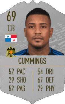 Multimedia Videospiele F I F A - Karten Spieler Panama Harold Cummings 