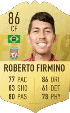 Multi Media Video Games F I F A - Card Players Brazil Roberto Firmino 
