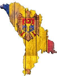 Fahnen Europa Moldawien Karte 