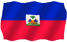 Bandiere America Haiti Sventola 