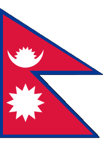 Fahnen Asien Nepal Form 