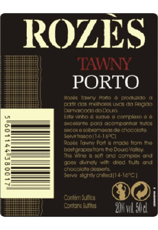 Tawny-Drinks Porto Rozès 