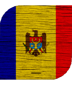 Bandiere Europa Moldova Quadrato 