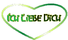 Messages Allemand Ich Liebe Dich Coeur 