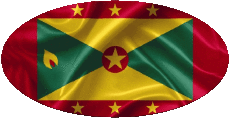 Flags America Grenada islands Ovale 01 
