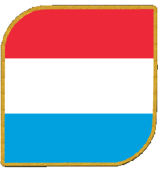 Drapeaux Europe Luxembourg Carré 