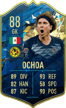 Multi Media Video Games F I F A - Card Players Mexico Guillermo Ochoa 