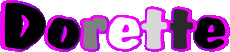 Prénoms FEMININ - Allemagne D Dorette 
