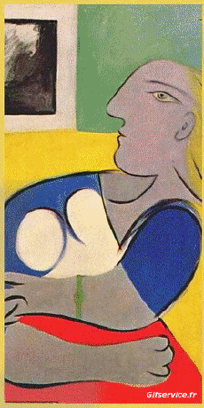 Humor -  Fun Morphing - Look Like Painters artists containment covid art recreations Getty challenge - Pablo Picasso 